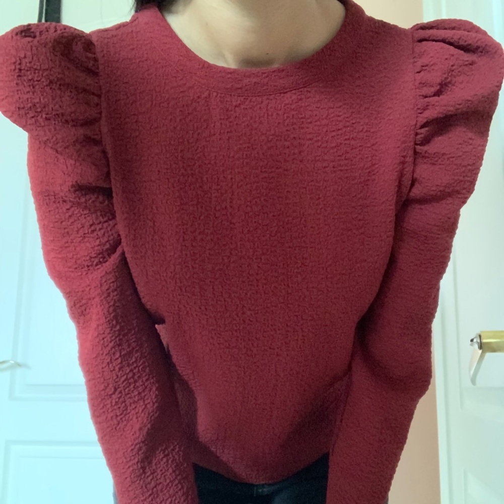 Zara puff sleeve top